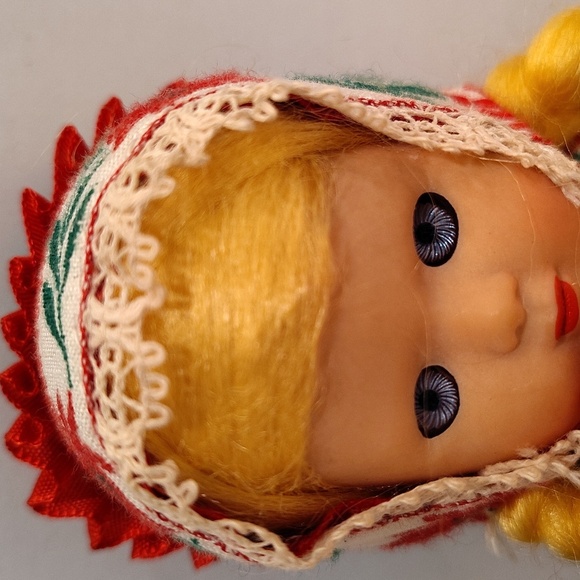 Denmark Dutch Girl Doll with braids with baby sleepy eyes jointed arms legs - Picture 5 of 9